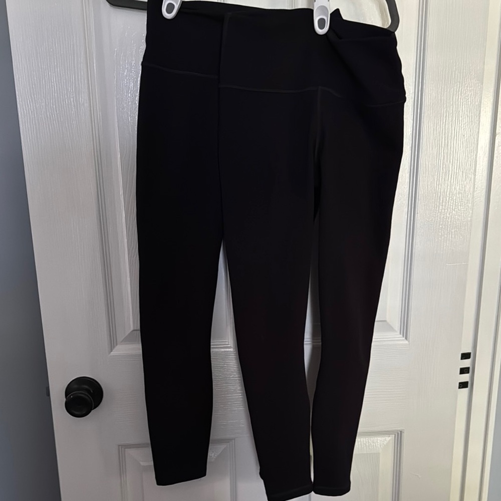Fabletics define powerhold 7/8 Black High-Waisted Leggings size XS 2 pair pack